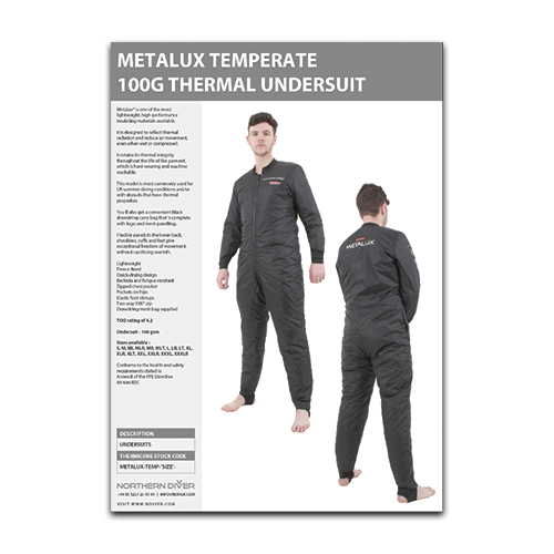 Metalux Temperate 100g Data Sheet